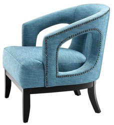 Casa Padrino Living Room Armchair Turquoise / Black 80 x 76 x H. 79 cm - Luxury Living Room Furniture