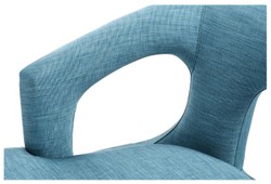 Casa Padrino Living Room Armchair Turquoise / Black 80 x 76 x H. 79 cm - Luxury Living Room Furniture