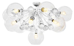 Casa Padrino luxury ceiling light silver Ø 90 x H. 57 cm - Luxury Quality