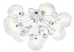 Casa Padrino luxury ceiling light silver Ø 90 x H. 57 cm - Luxury Quality