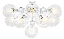 Casa Padrino luxury ceiling light silver Ø 90 x H. 57 cm - Luxury Quality