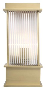 Casa Padrino Wandleuchte Messing 20 x 12 x H. 43 cm - Luxus Hotel & Restaurant Möbel 