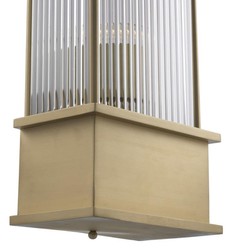 Casa Padrino Wall Lamp Brass 20 x 12 x H. 43 cm - Luxury Hotel & Restaurant Furniture