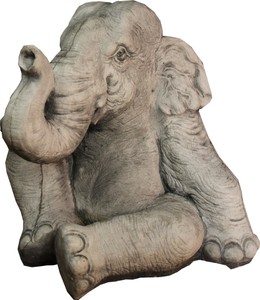 Casa Padrino Sculpture de Luxe Gorilla Cement Gris 60 x 50 x H. 74 cm - Edition Limitée