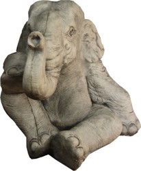 Casa Padrino Sculpture de Luxe Gorilla Cement Gris 60 x 50 x H. 74 cm - Edition Limitée Casa Padrino Sculpture de Luxe Gorilla Cement Gris 60 x 50 x H. 74 cm - Edition Limitée