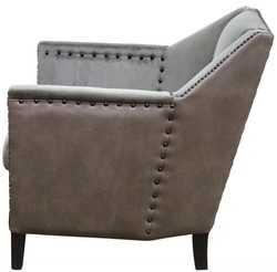 Casa Padrino sillón de lujo gris / marrón / negro 61 x 71 x H. 69 cm - Muebles para Hoteles y Restaurantes