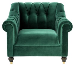 Casa Padrino fauteuil de luxe chesterfield vert 99 x 90 x H. 81,5 cm - édition limitée