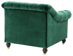 Casa Padrino fauteuil de luxe chesterfield vert 99 x 90 x H. 81,5 cm - édition limitée