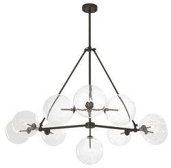 Casa Padrino lampadario alogeno di lusso bronzo Ø 140 x H. 90 cm - Mobili di Lusso