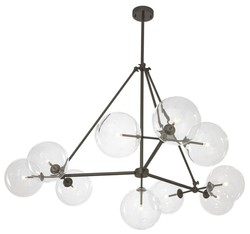 Casa Padrino lampadario alogeno di lusso bronzo Ø 140 x H. 90 cm - Mobili di Lusso