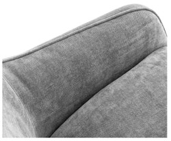 Casa Padrino poltrona girevole grigio / argento 76 x 80 x H. 82 cm - Arredamento di Lusso