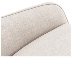 Casa Padrino sillón giratorio colores naturales / plateado 76 x 80 x H. 82 cm - Muebles de Lujo