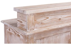 Casa Padrino Mobile Bar Stile Rustico Naturale 120 x 51 x H. 107 cm