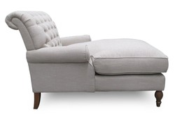 Casa Padrino Chesterfield Lounge Armchair Natural 93 x 149 x H. 94 cm - Luxury Living Room Relax Chair