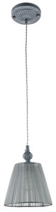Casa Padrino Baroque Style Pendant Light Antique Grey Ø 18 x H. 22 cm - Baroque Hanging Lamp