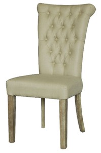 Casa Padrino Sedia da Pranzo Chesterfield Crema 51 x 66 x H. 100 cm - Mobili da Pranzo di Lusso Casa Padrino Sedia da Pranzo Chesterfield Crema 51 x 66 x H. 100 cm - Mobili da Pranzo di Lusso