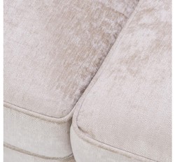 Casa Padrino sofá de lujo crema / negro 220 x 98 x H. 90 cm - Edición Limitada