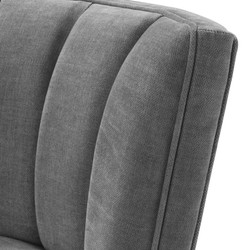 Casa Padrino chaise de salle à manger de luxe gris / noir 51 x 62 x H. 82 cm - Meubles de Salle à Manger de Luxe