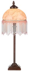 Casa Padrino lampada da tavolo stile barocco multicolor Ø 20 x H. 53 cm - Mobili in Stile Barocco e Art Nouveau