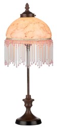 Casa Padrino Baroque Style Table Lamp Multicolor Ø 20 x H. 52 cm - Baroque & Art Nouveau Furniture