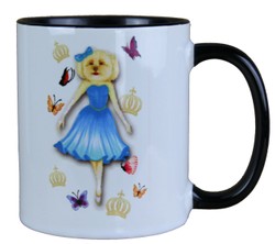 Harald Glööckler Pompöös cup dog con vestido de cocktail azul - diseñado por Harald Glööckler Harald Glööckler Pompöös cup dog con vestido de cocktail azul - diseñado por Harald Glööckler