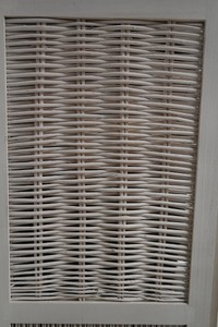 Casa Padrino Landhausstil Raumteiler Paravent Antik Weiß 40 x 2 x H. 170 cm - Luxus Landhausmöbel