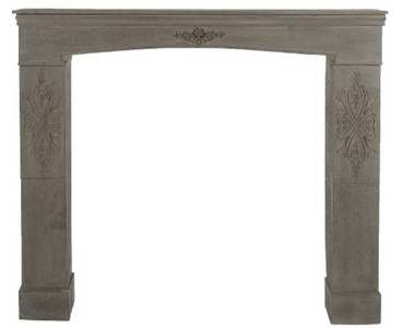 Casa Padrino Country Style Fireplace Mantel Antique Grey-Brown 113 x 19 x H. 101 cm - Handcrafted Shabby Chic Furniture Casa Padrino Country Style Fireplace Mantel Antique Grey-Brown 113 x 19 x H. 101 cm - Handcrafted Shabby Chic Furniture