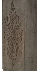 Casa Padrino Habillage de cheminée style maison de campagne gris-brun antique 113 x 19 x H. 101 cm - Meuble Shabby Chic fait main Casa Padrino Habillage de cheminée style maison de campagne gris-brun antique 113 x 19 x H. 101 cm - Meuble Shabby Chic fait main