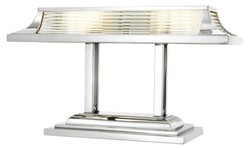 Casa Padrino Lampe de bureau de luxe au design élégant Argent 69 x 29 x H. 40 cm