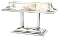 Casa Padrino Lampe de bureau de luxe au design élégant Argent 69 x 29 x H. 40 cm