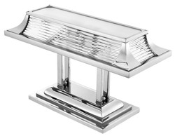 Casa Padrino Lampe de bureau de luxe au design élégant Argent 69 x 29 x H. 40 cm
