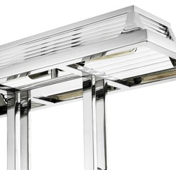 Casa Padrino Lampe de bureau de luxe au design élégant Argent 69 x 29 x H. 40 cm