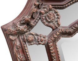 Casa Padrino miroir mural baroque brun rougeâtre 115 x H. 207 cm - Miroir de Style Baroque