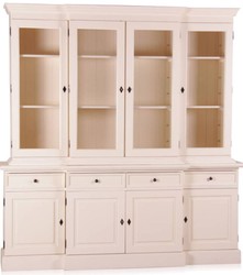 Casa Padrino Shabby Chic stile country Cabinet Buffet 6 ante stile antico bianco con 4 cassetti - Sala da pranzo dell'armadio