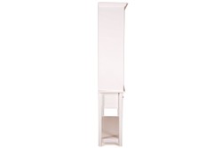 Casa Padrino stile country armadio aperto bianco antico con tre cassetti 158 x 40 x H. 220 cm - armadio soggiorno in stile country Casa Padrino stile country armadio aperto bianco antico con tre cassetti 158 x 40 x H. 220 cm - armadio soggiorno in stile country