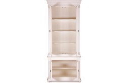 Casa Padrino Vitrine Pays Antique Blanc 100 x 50 x H. 242 cm - Vitrine Shabby Chic à la main Casa Padrino Vitrine Pays Antique Blanc 100 x 50 x H. 242 cm - Vitrine Shabby Chic à la main