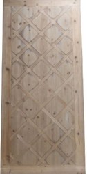 Casa Padrino Country House Style Dining Table White / Natural 200 x 90 x H. 75 cm - Solid Wood Table