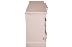 Cómoda Shabby Chic Country Pad Dresser White W 217 cm - H 90 cm Mueble de comedor con vestidor Cómoda Shabby Chic Country Pad Dresser White W 217 cm - H 90 cm Mueble de comedor con vestidor