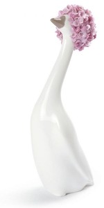 casa padrino luxus porzellan figur skulptur gans wohnzimmer hotel restaurant deko accessoires möbel