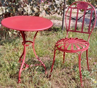 Casa Padrino Art Nouveau Garden Furniture Set - Various Colors - Garden Furniture in Art Nouveau 