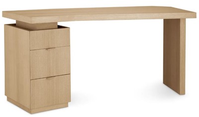 Casa Padrino Luxury Desk Natural Oak Veneer L. 154 cm W. 60 cm H. 76 cm