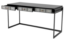 Casa Padrino Luxus Schreibtisch mit 3 Schubladen