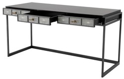 Casa Padrino Luxus Schreibtisch mit 3 Schubladen