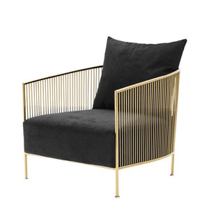 Fauteuil de luxe Casa Padrino noir / or 69 x 77 x H 78 cm - Meubles d'hôtel design Fauteuil de luxe Casa Padrino noir / or 69 x 77 x H 78 cm - Meubles d'hôtel design