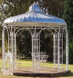 Casa Padrino Garten Pavillon Weiß
