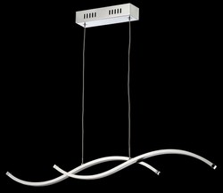 Casa Padrino Luxury LED Pendant Light Silver 70 x H. 6.8 cm - Modern Designer Ceiling Lamp
