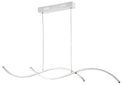 Casa Padrino Luxury LED Pendant Light Silver 100 x H. 9.7 cm - Modern Designer Lamp