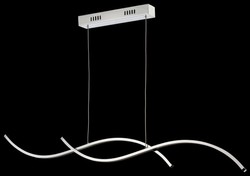 Casa Padrino Luxury LED Pendant Light Silver 100 x H. 9.7 cm - Modern Designer Lamp