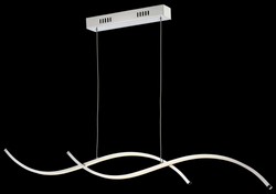 Casa Padrino Luxury LED Pendant Light Silver 100 x H. 9.7 cm - Modern Designer Lamp
