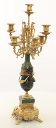 Casa Padrino Bougeoir Baroque Or / Vert 22 x 26 x H. 62,4 cm - Meubles de Style Baroque
